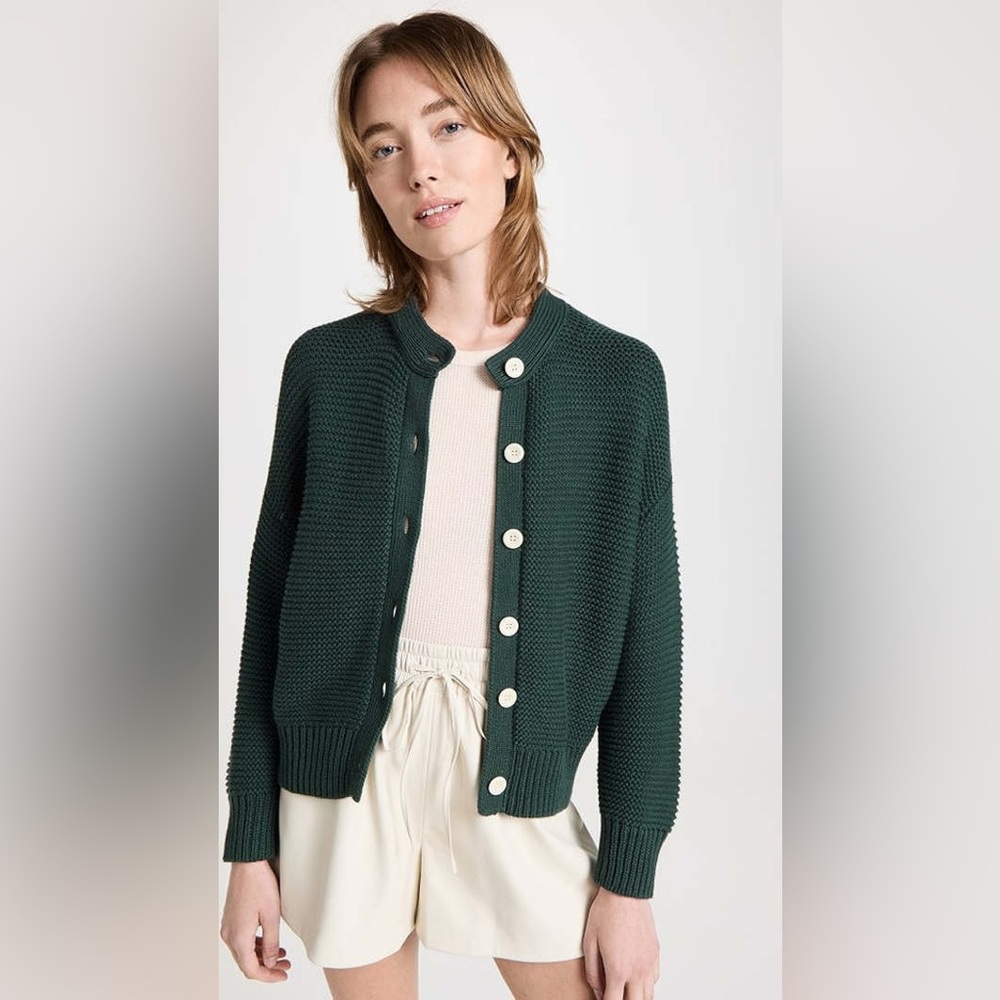 Alex Mill Nico Cardigan - Dark Spruce